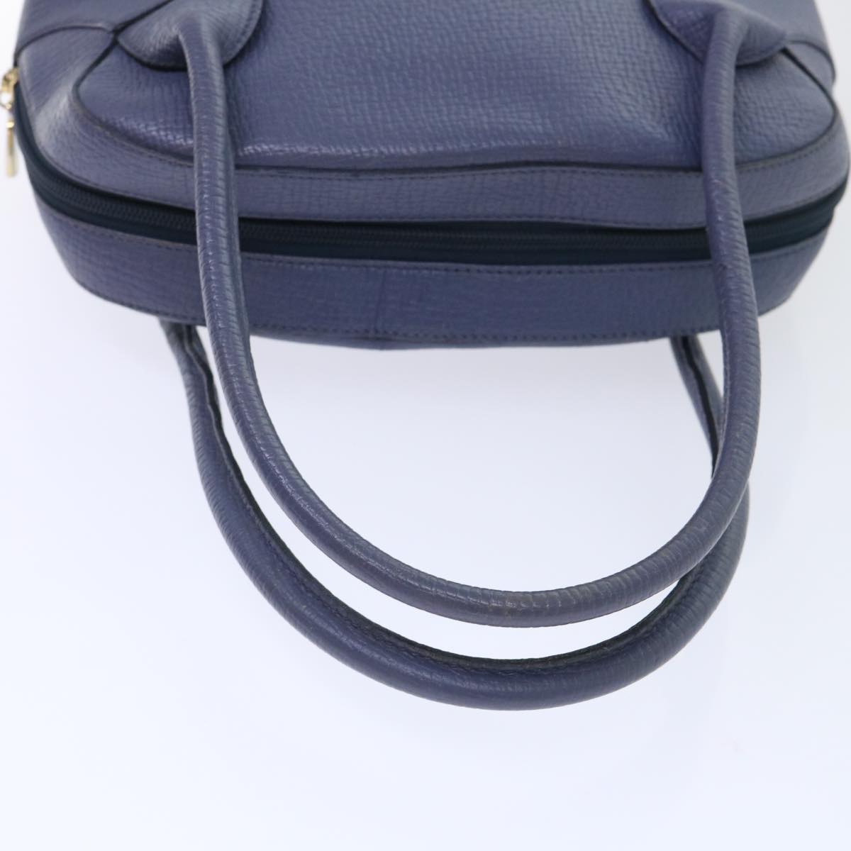 LOEWE Hand Bag Leather Navy Auth ep1587