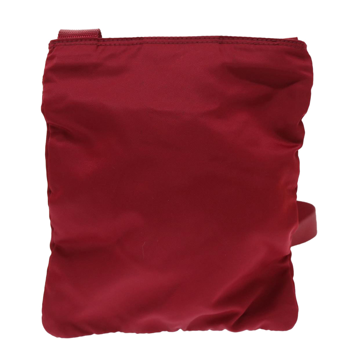 PRADA Shoulder Bag Nylon Red Auth ep1603
