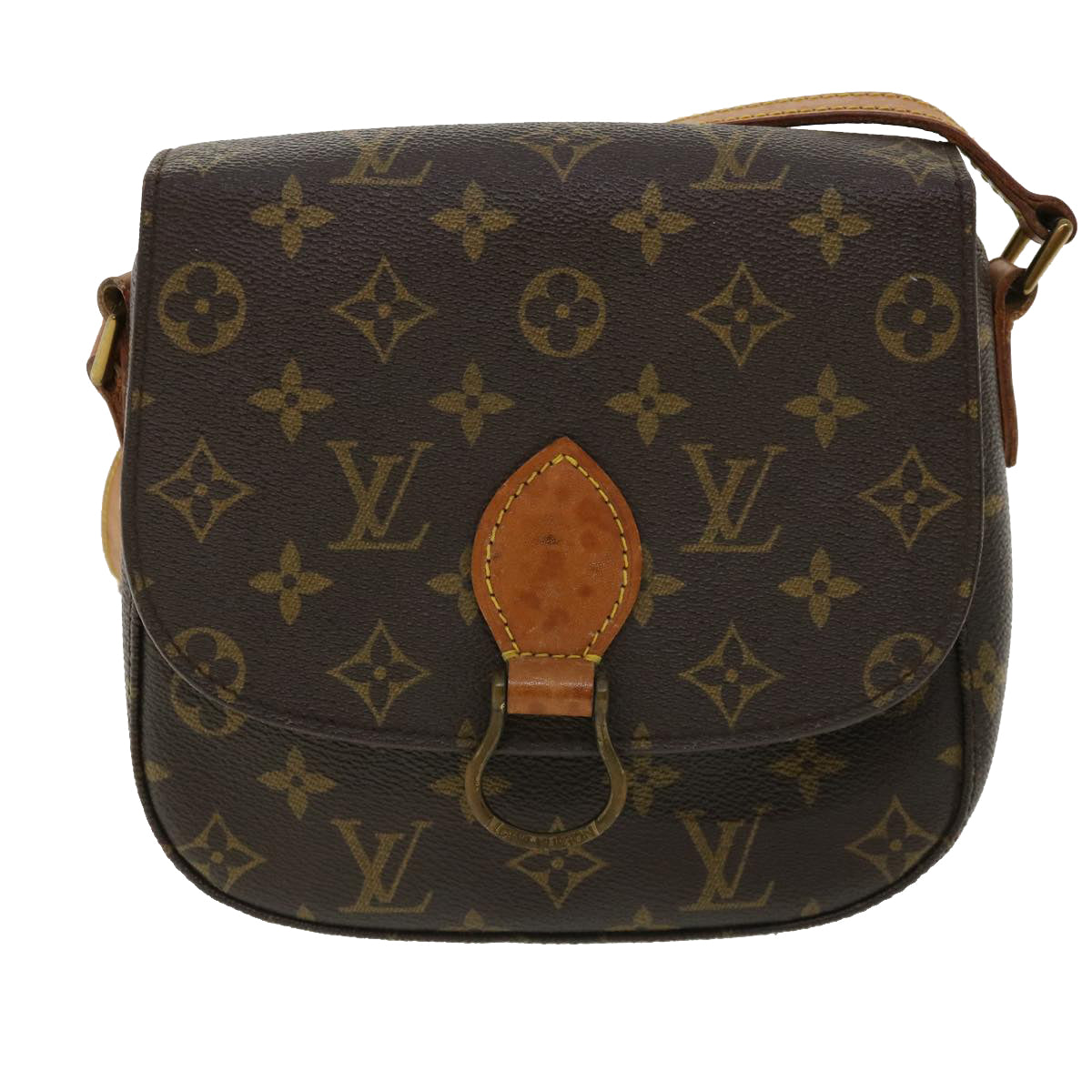 LOUIS VUITTON Monogram Saint Cloud PM Shoulder Bag M51244 LV Auth ep161