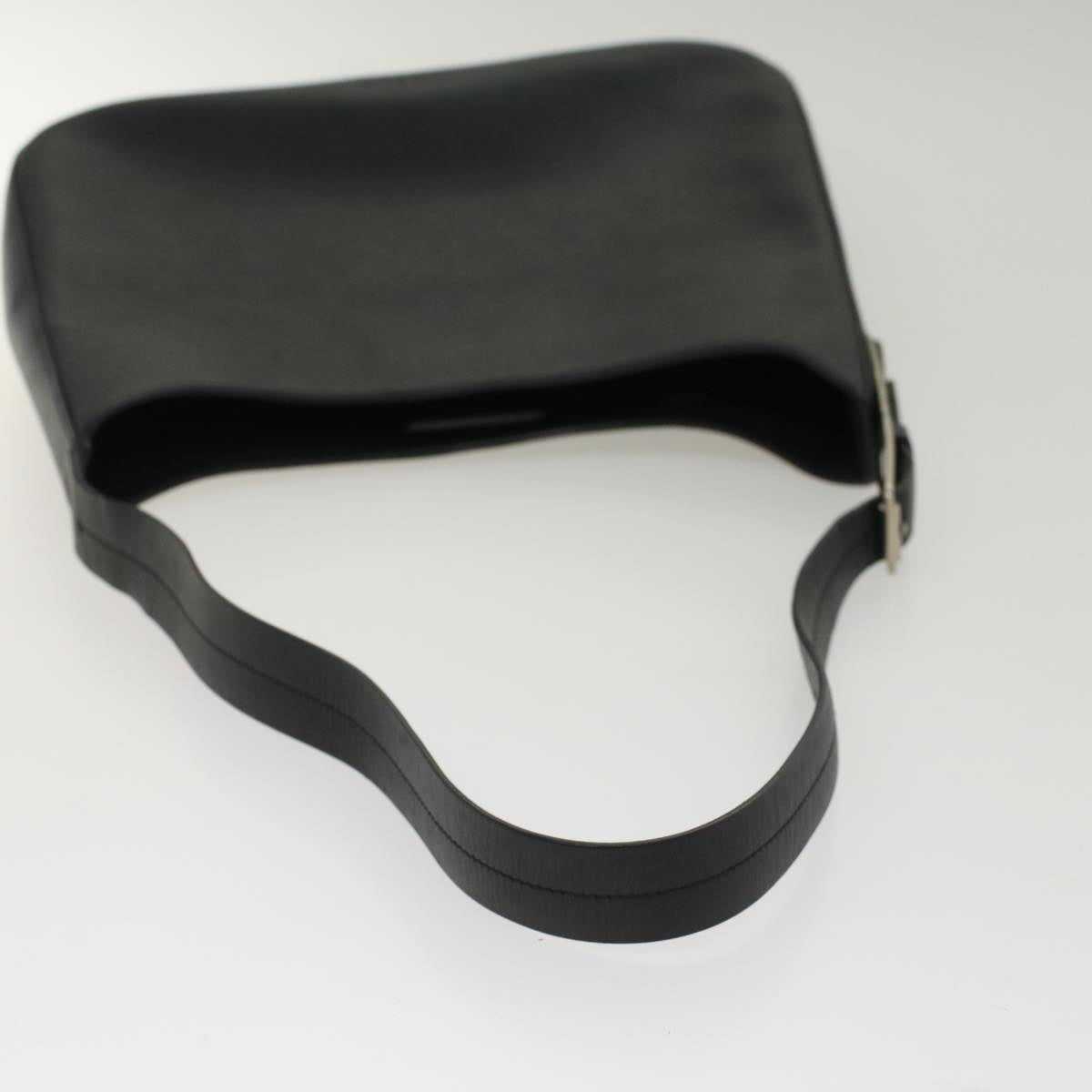 PRADA Shoulder Bag Leather Black Auth ep1623