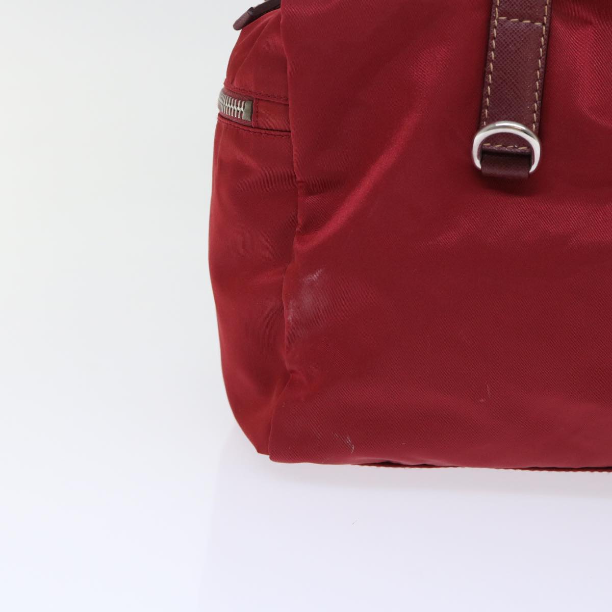 PRADA Shoulder Bag Nylon Red Auth ep1633 - 0