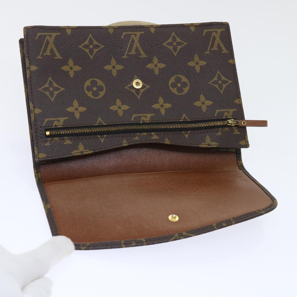 LOUIS VUITTON Monogram Pochette Rabat 20 Clutch Bag M51935 LV Auth ep1640