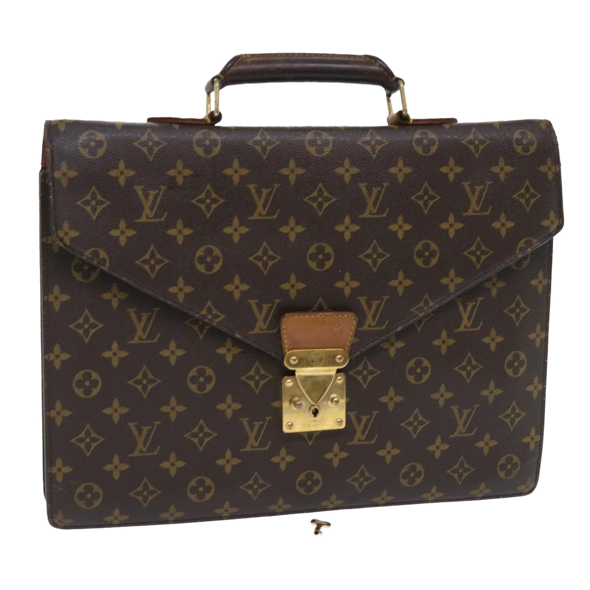 LOUIS VUITTON Monogram Serviette Conseiller Briefcase M53331 LV Auth ep1651