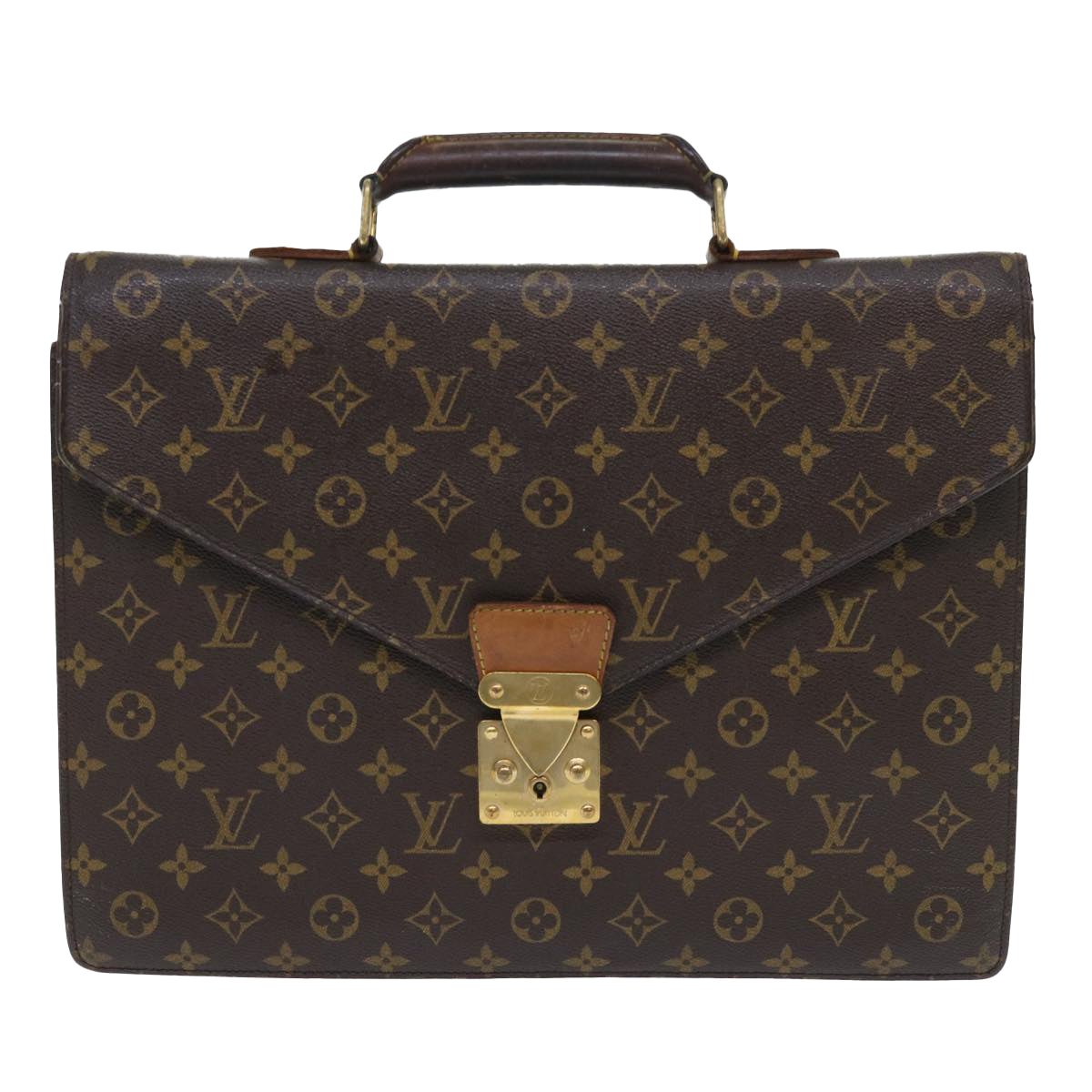 LOUIS VUITTON Monogram Serviette Conseiller Briefcase M53331 LV Auth ep1651