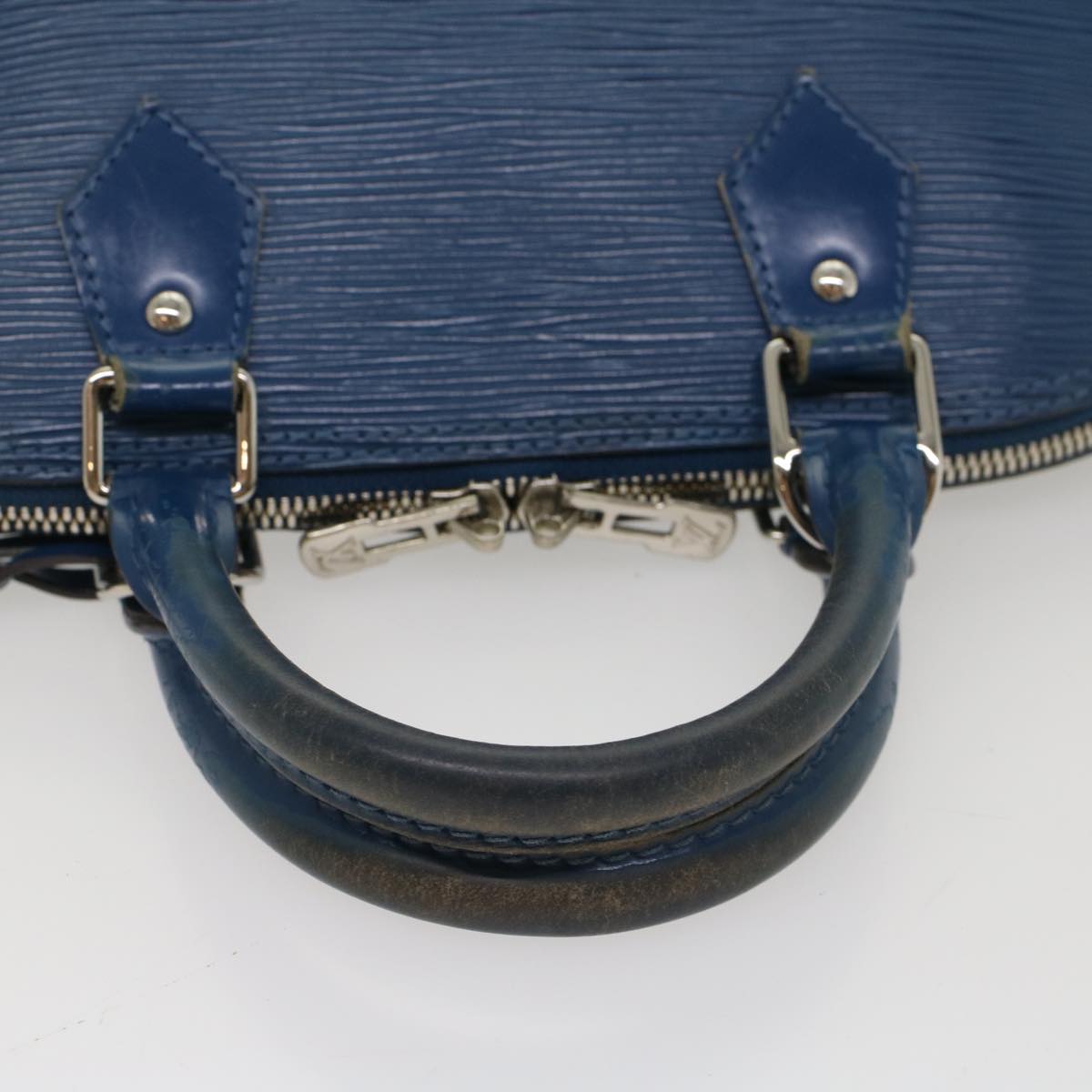 LOUIS VUITTON Epi Alma PM Hand Bag Blue Safir M40948 LV Auth ep1653