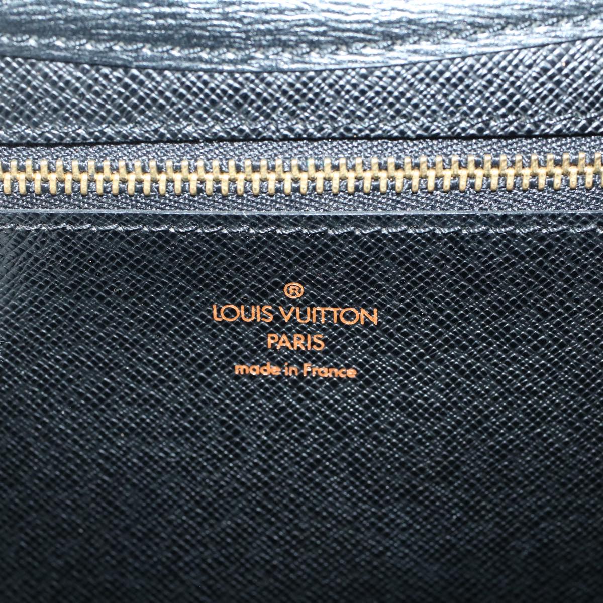 LOUIS VUITTON Epi Art Deco Clutch Bag Black M52632 LV Auth ep1655