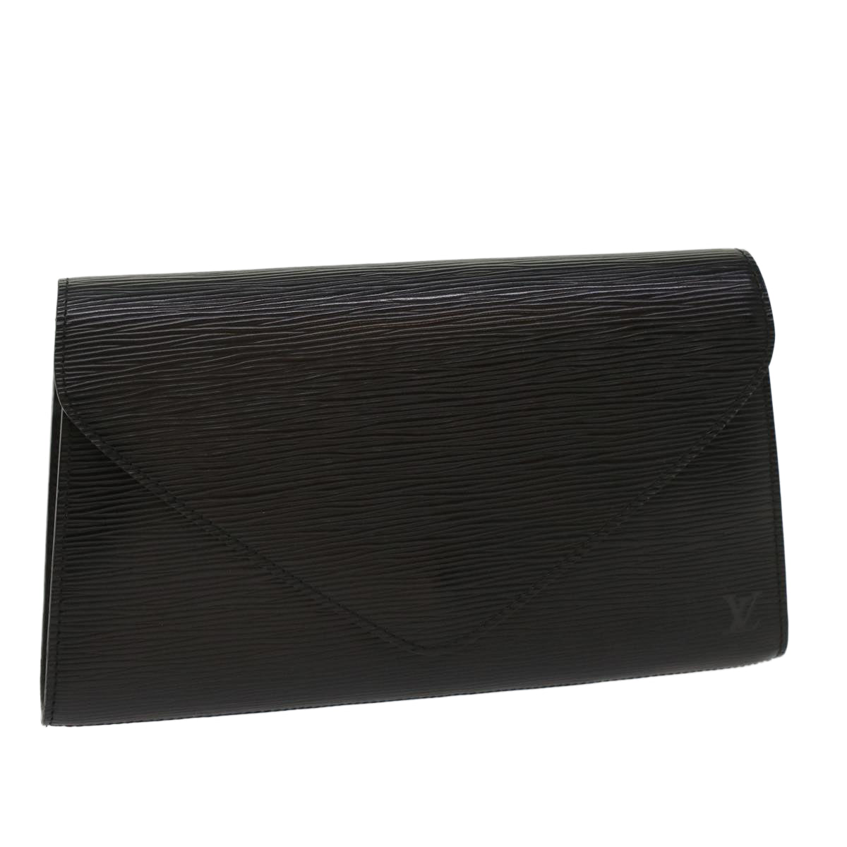 LOUIS VUITTON Epi Art Deco Clutch Bag Black M52632 LV Auth ep1655