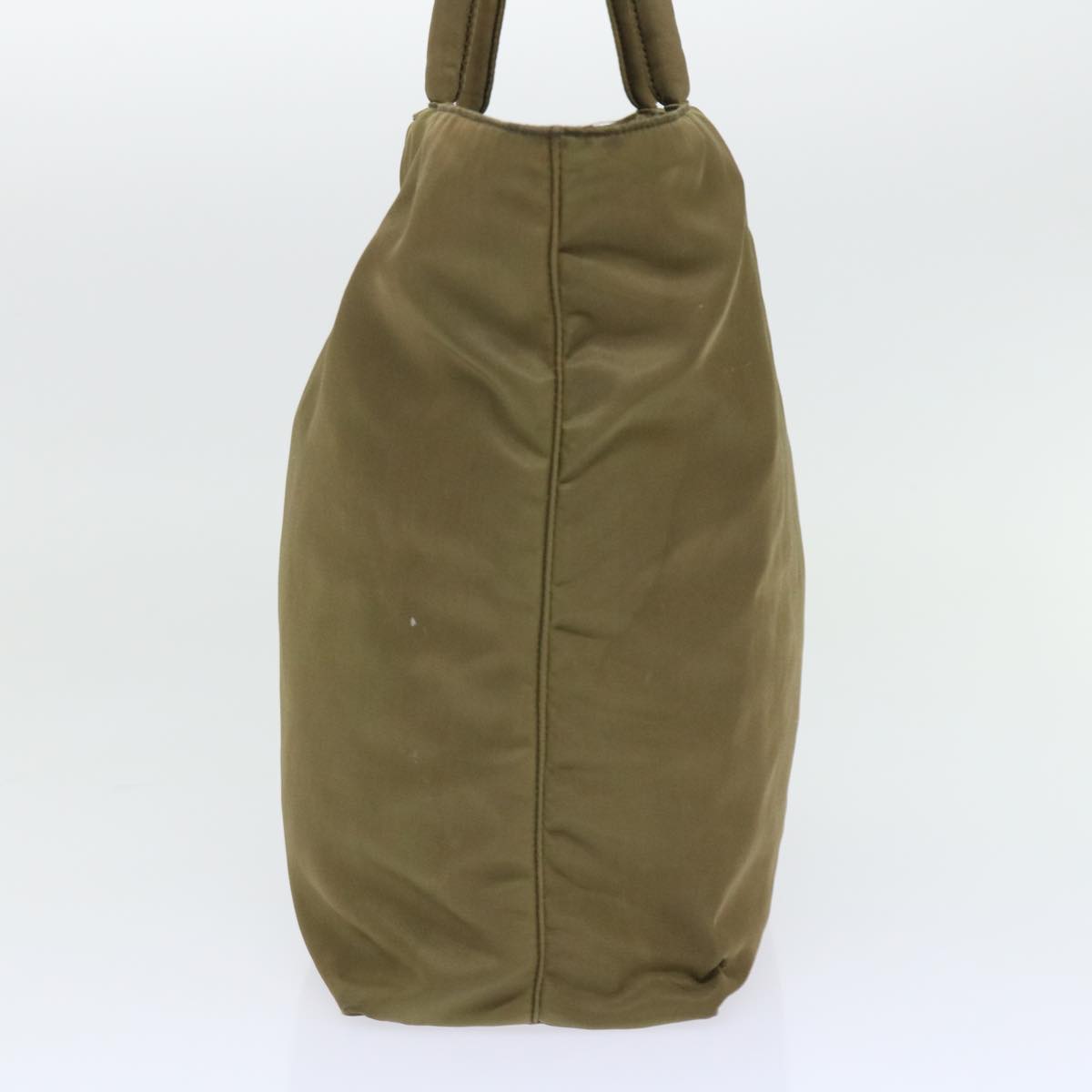 PRADA Hand Bag Nylon Khaki Auth ep1665