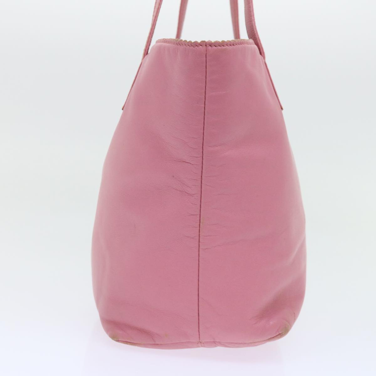 LOEWE Tote Bag Leather Pink Auth ep1688