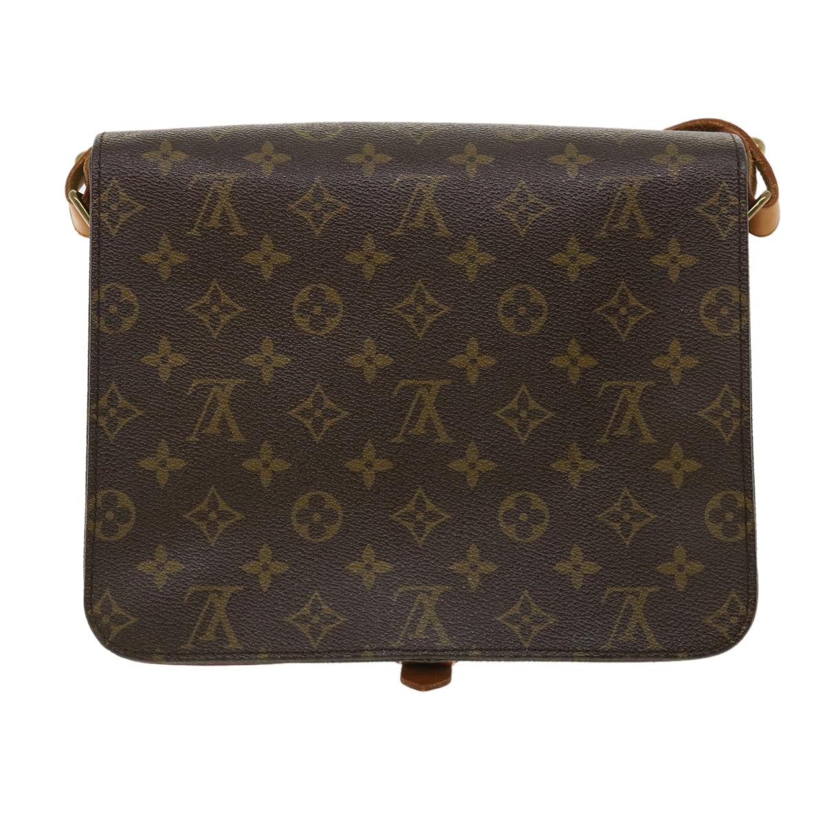 LOUIS VUITTON Monogram Cartouchiere GM Shoulder Bag M51252 LV Auth ep169