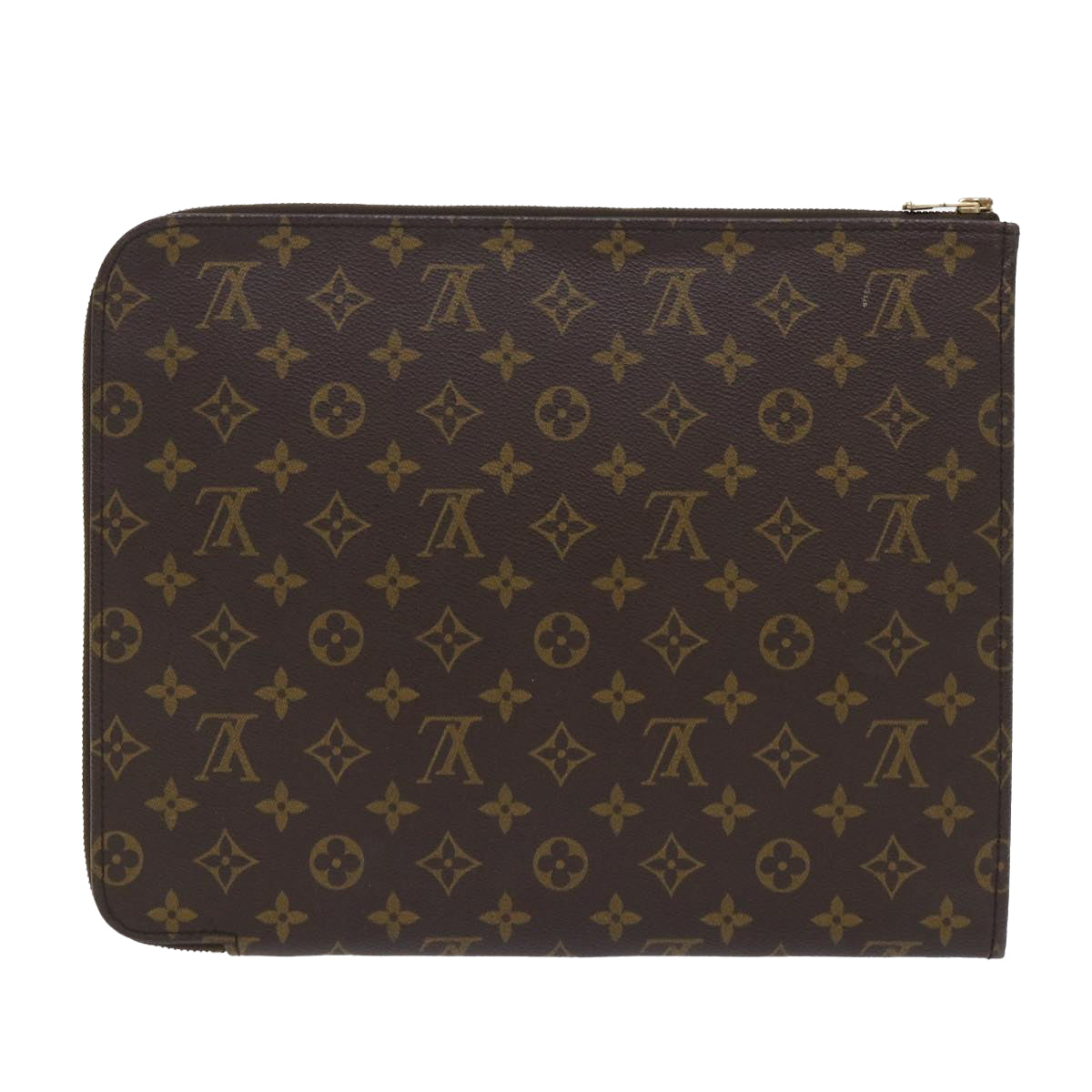 LOUIS VUITTON Monogram Poche Document Briefcase M53400 LV Auth ep1703 - 0