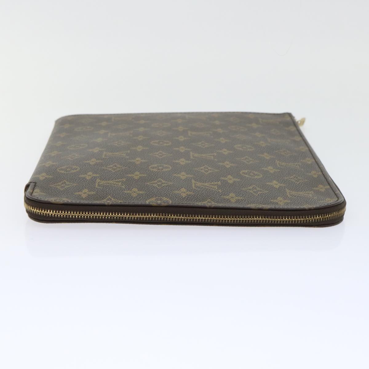 LOUIS VUITTON Monogram Poche Document Briefcase M53400 LV Auth ep1703