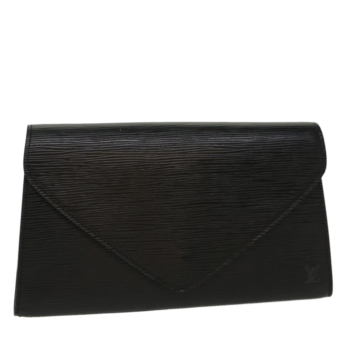 LOUIS VUITTON Epi Art Deco Clutch Bag Black M52632 LV Auth ep1715