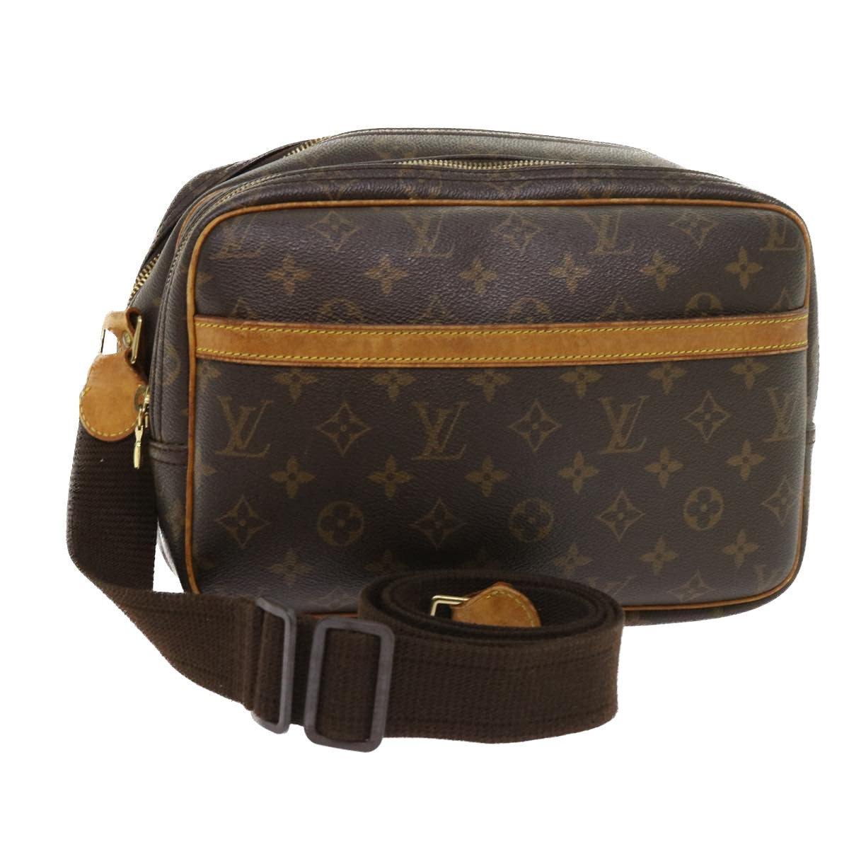 LOUIS VUITTON Monogram Reporter PM Shoulder Bag M45254 LV Auth ep1739