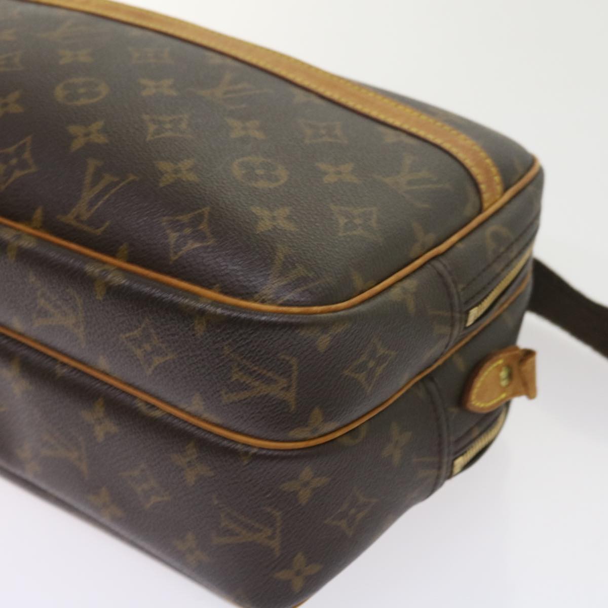 LOUIS VUITTON Monogram Reporter PM Shoulder Bag M45254 LV Auth ep1739