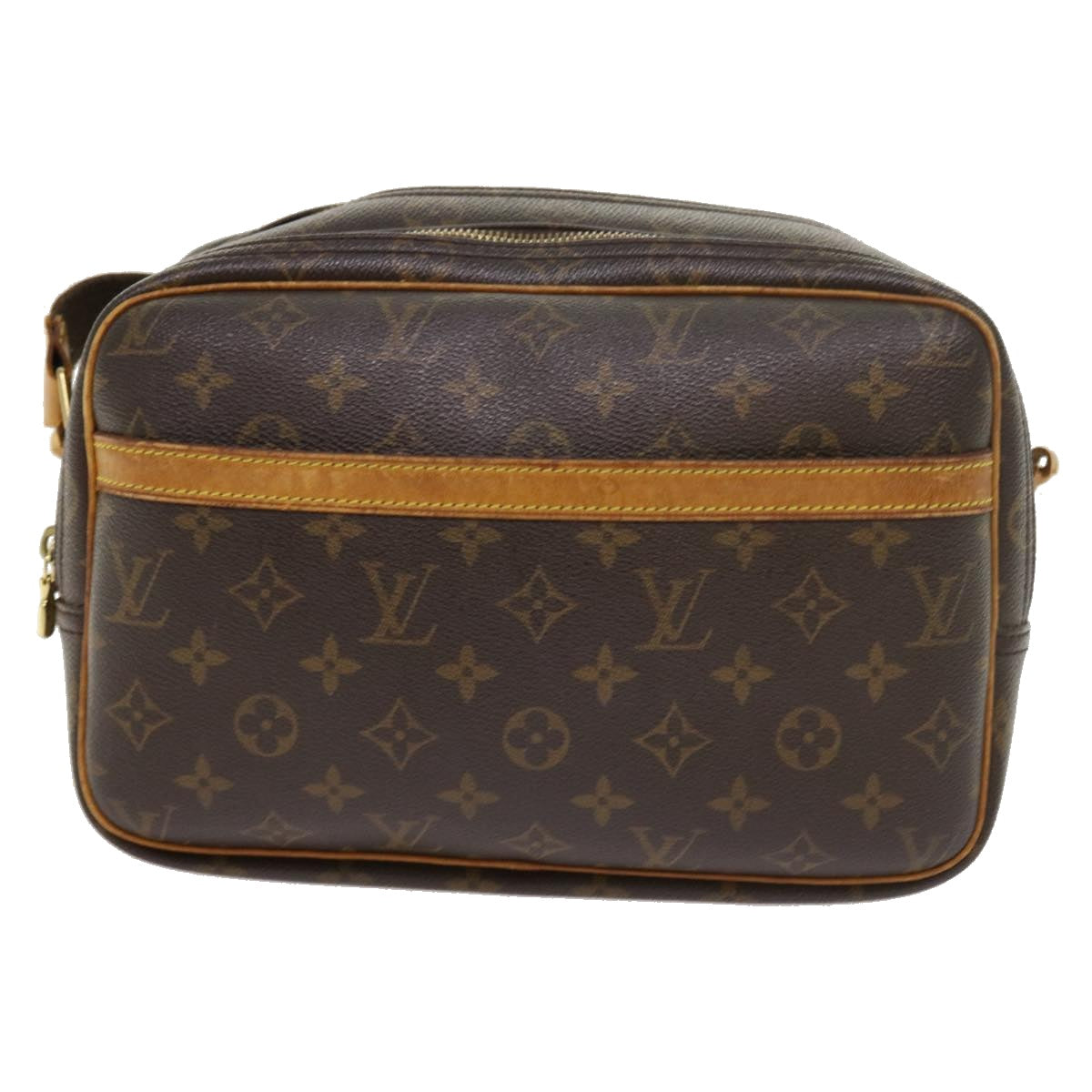 LOUIS VUITTON Monogram Reporter PM Shoulder Bag M45254 LV Auth ep1739