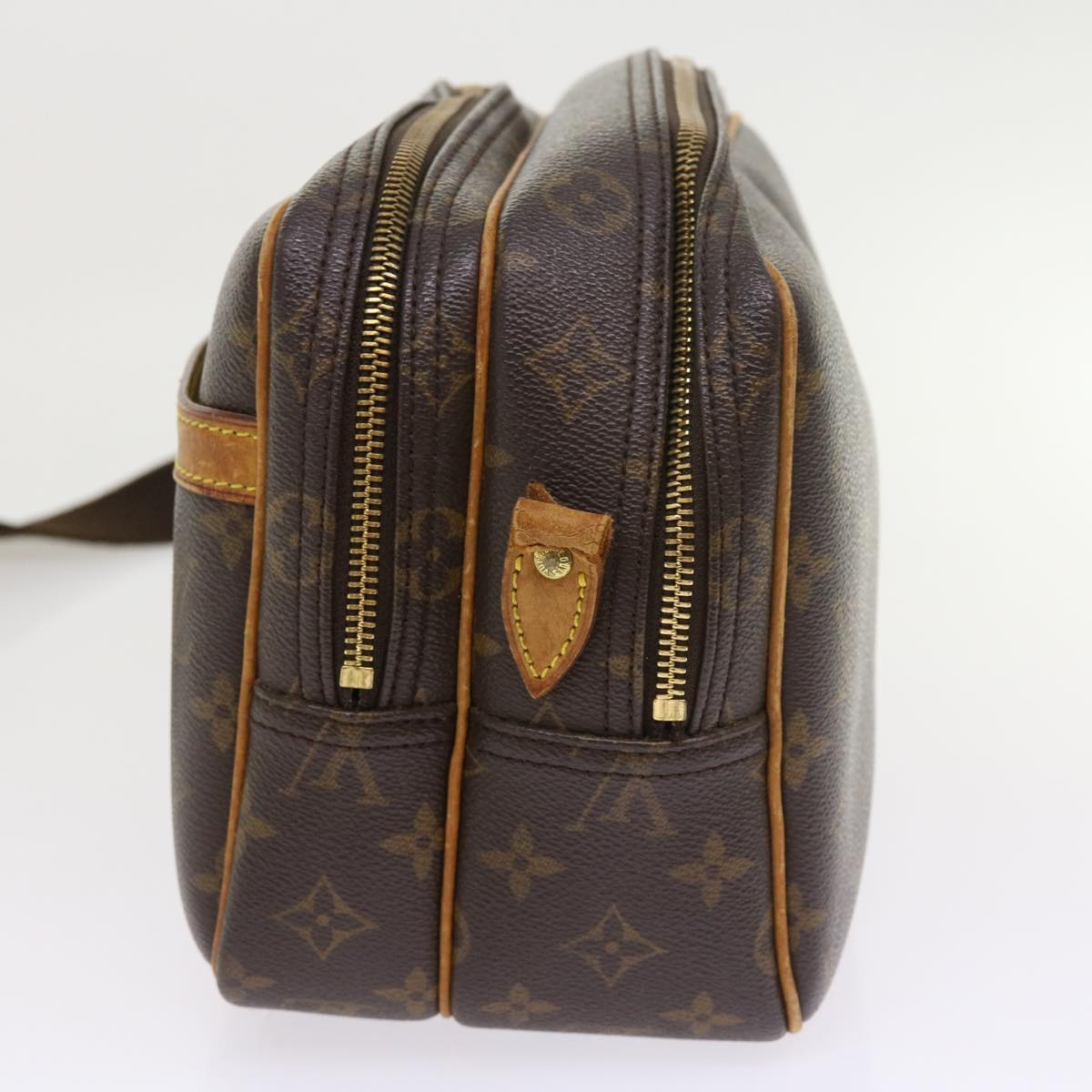 LOUIS VUITTON Monogram Reporter PM Shoulder Bag M45254 LV Auth ep1739