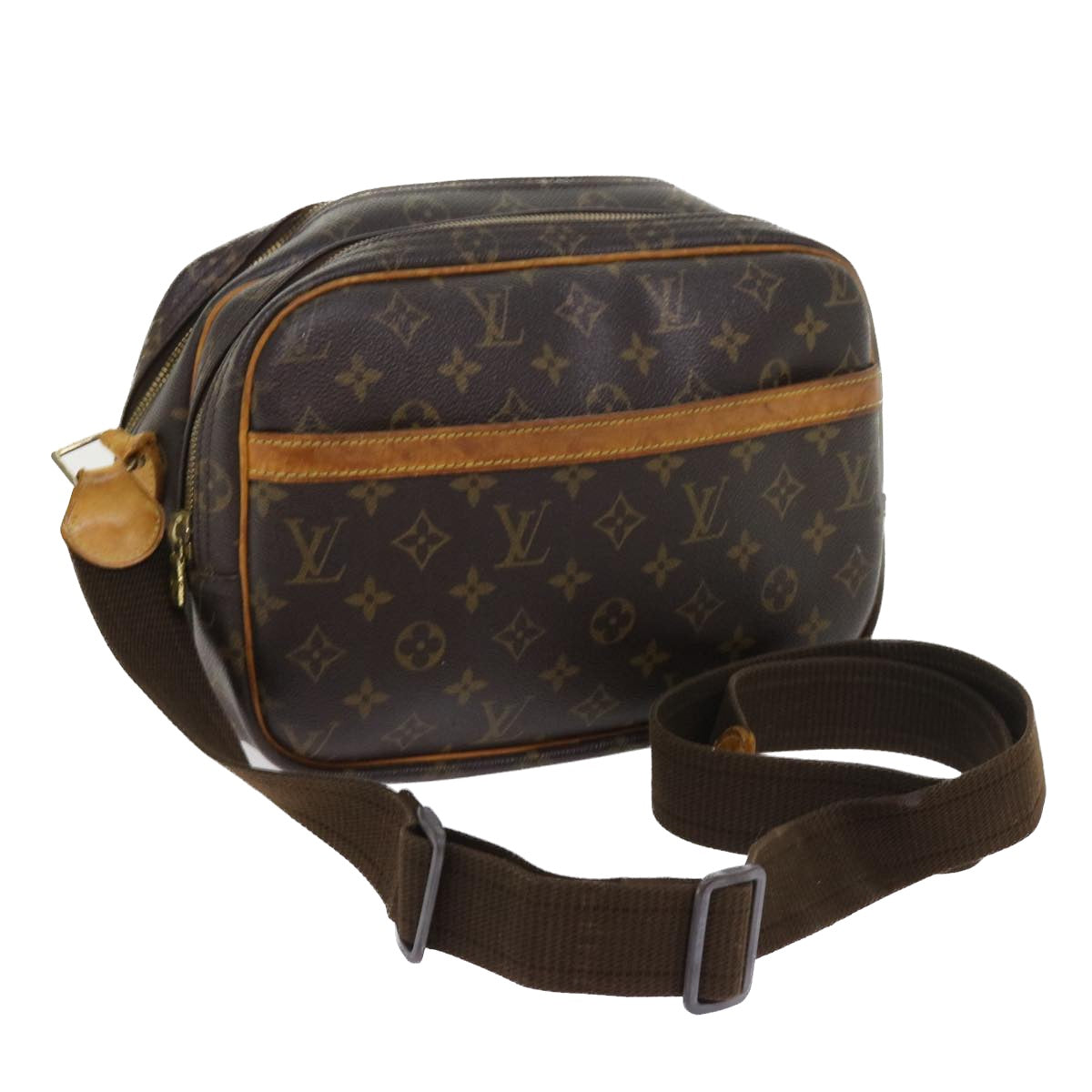 LOUIS VUITTON Monogram Reporter PM Shoulder Bag M45254 LV Auth ep1740