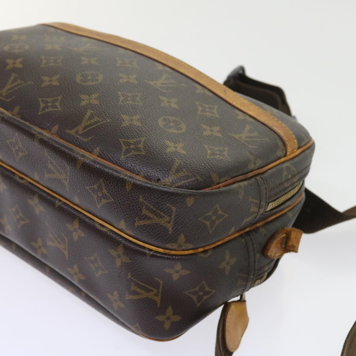 LOUIS VUITTON Monogram Reporter PM Shoulder Bag M45254 LV Auth ep1740