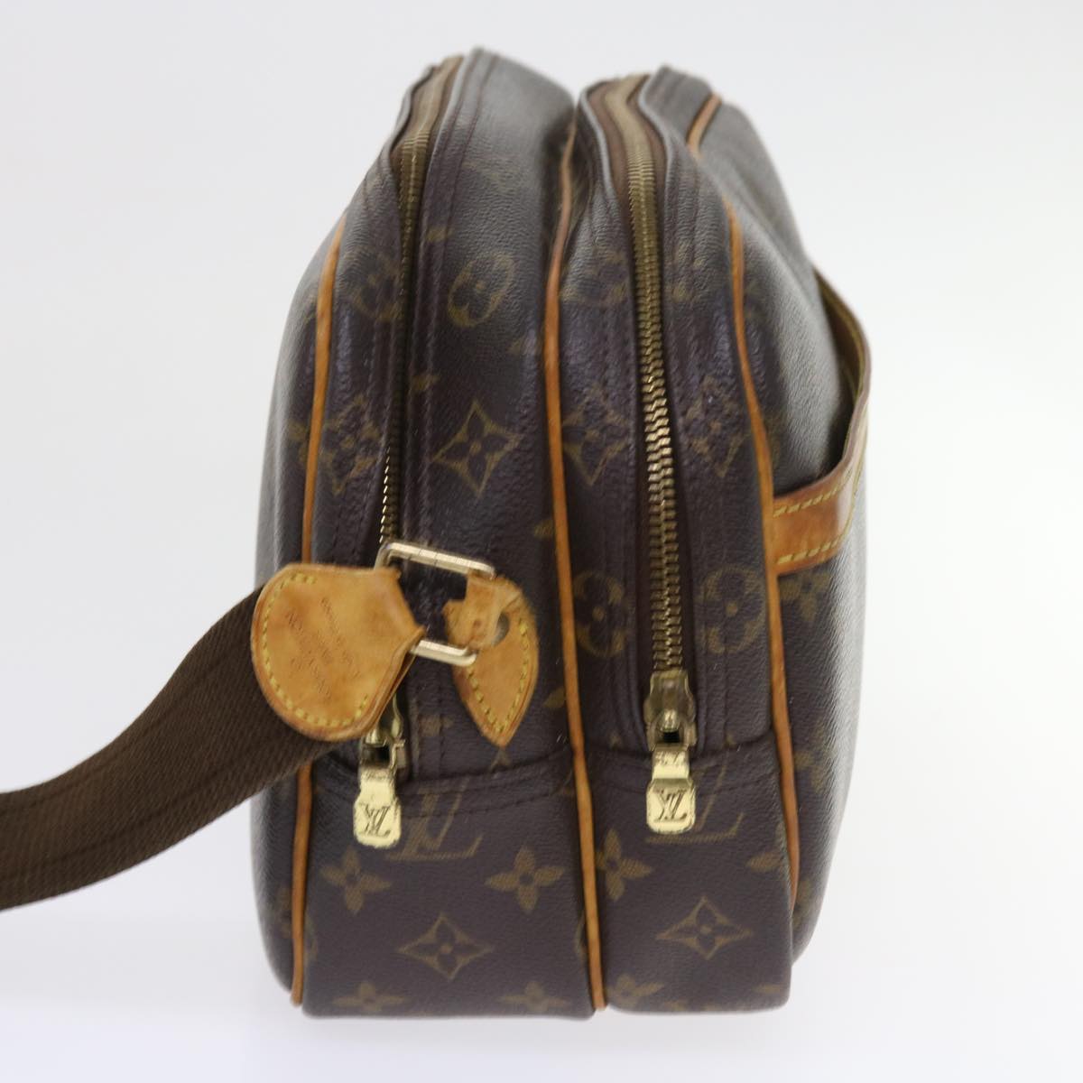 LOUIS VUITTON Monogram Reporter PM Shoulder Bag M45254 LV Auth ep1740