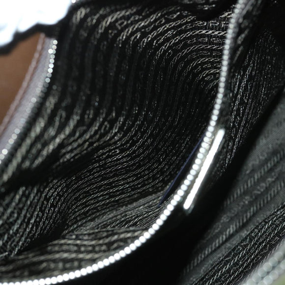 PRADA Shoulder Bag Nylon Leather Green Auth ep1747