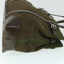 PRADA Shoulder Bag Nylon Leather Green Auth ep1747-3