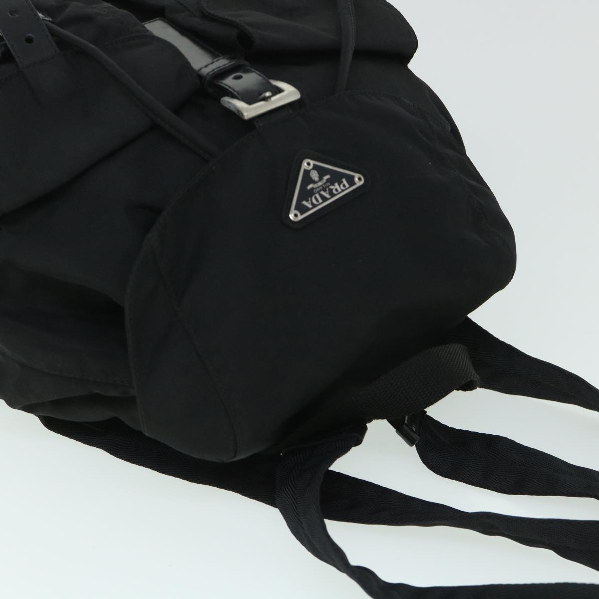 PRADA Backpack Nylon Black Auth ep1748