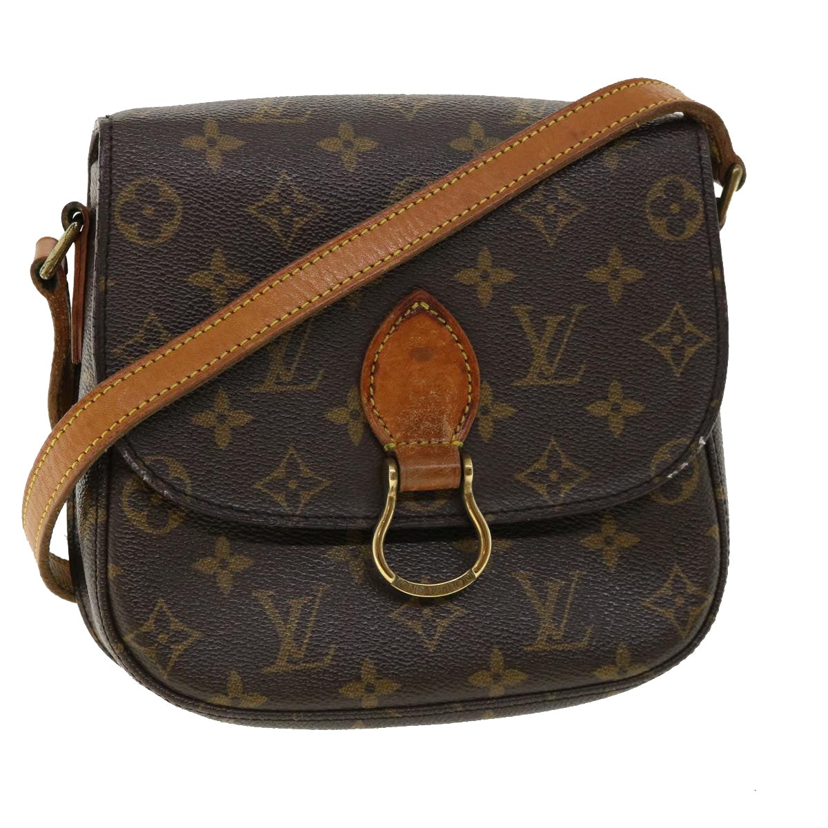 LOUIS VUITTON Monogram Saint Cloud PM Shoulder Bag M51244 LV Auth ep175