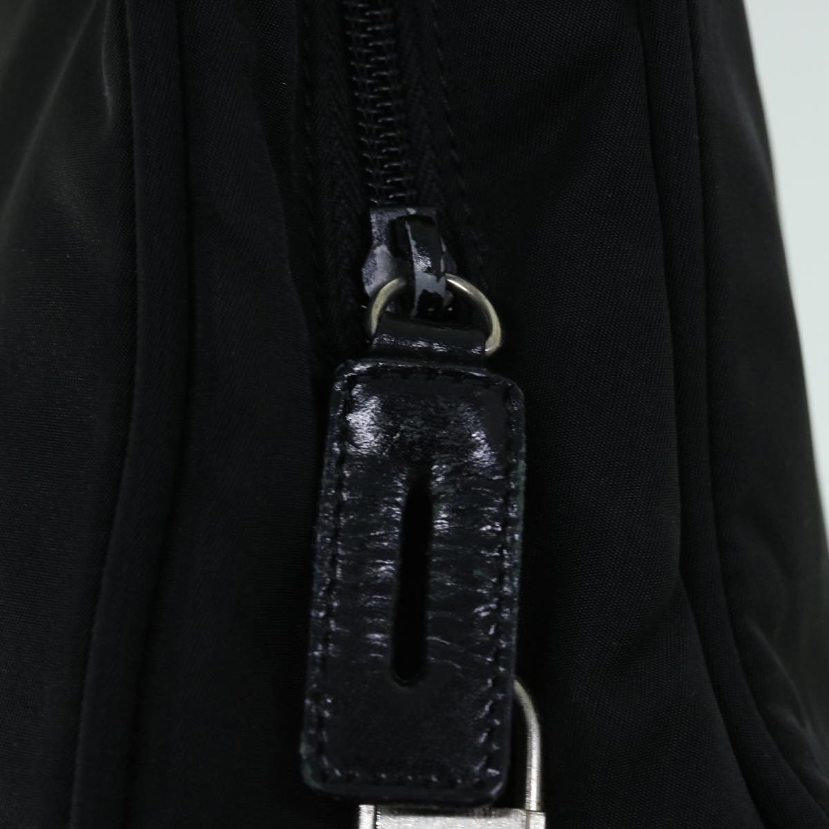 PRADA Hand Bag Nylon Black Auth ep1761