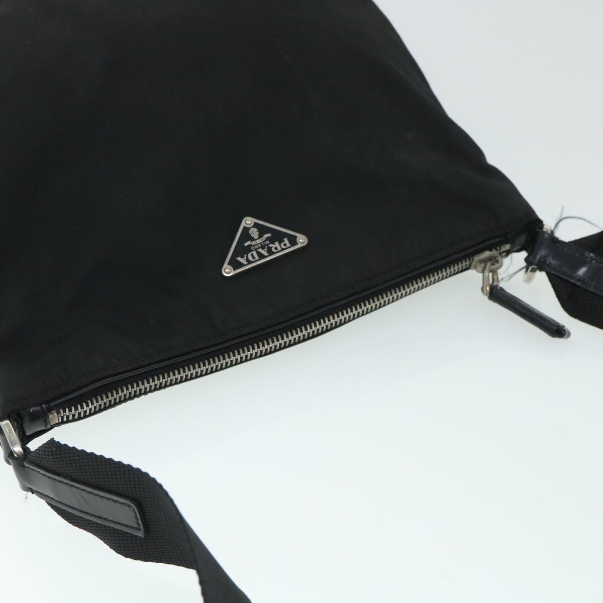 PRADA Shoulder Bag Nylon Black Auth ep1770