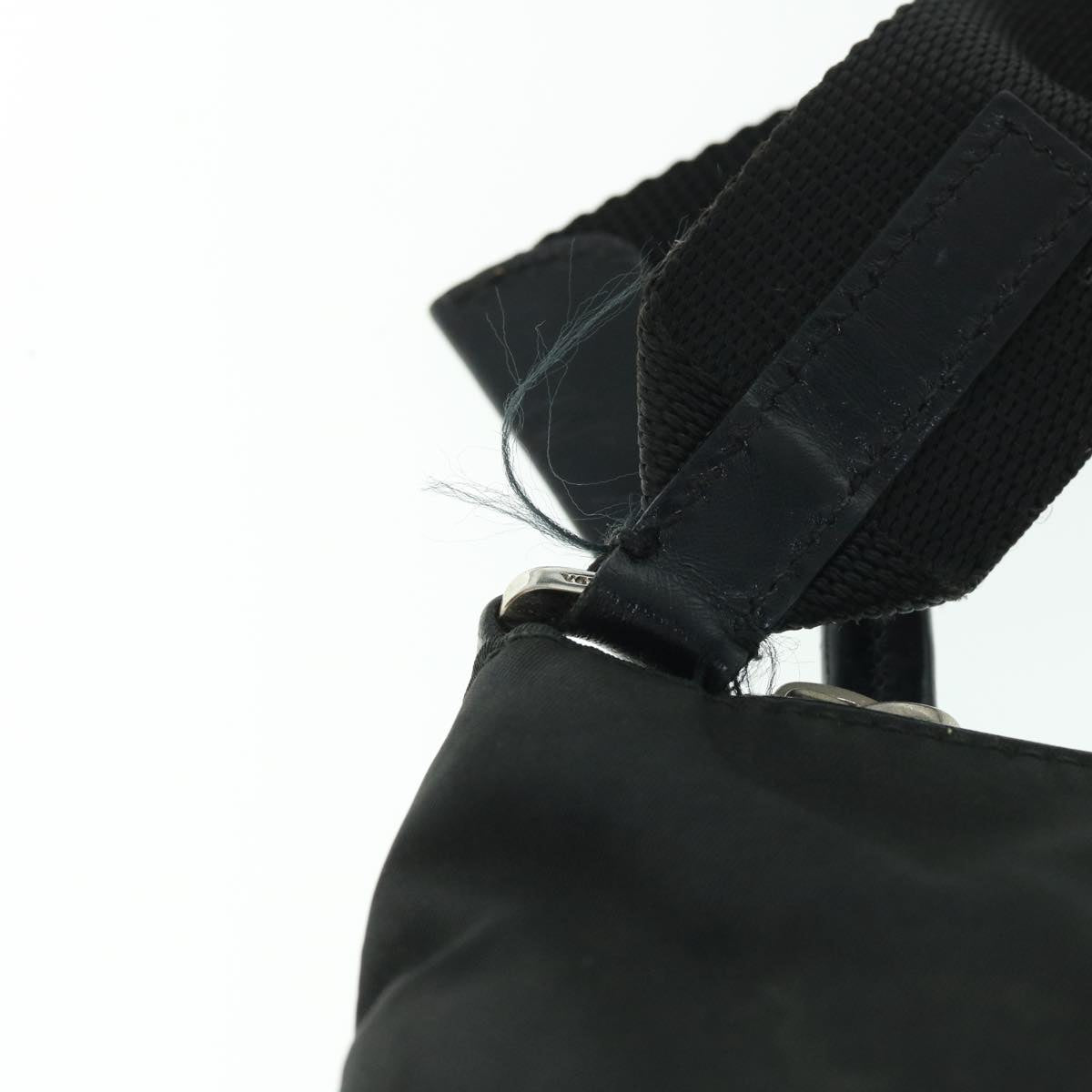 PRADA Shoulder Bag Nylon Black Auth ep1770