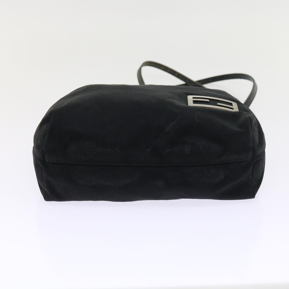 FENDI Shoulder Bag Nylon Black Auth ep1772