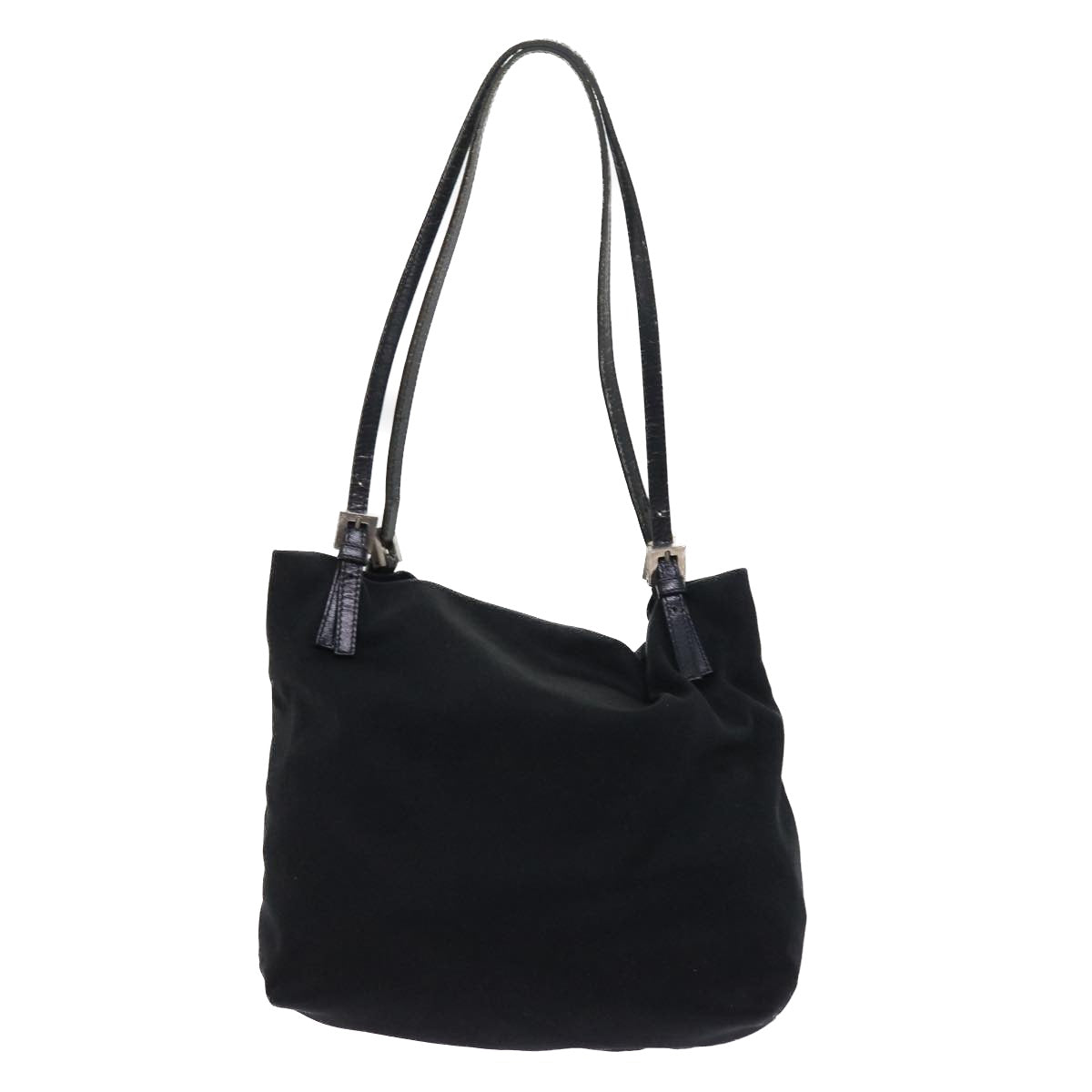 FENDI Shoulder Bag Nylon Black Auth ep1772 - 0