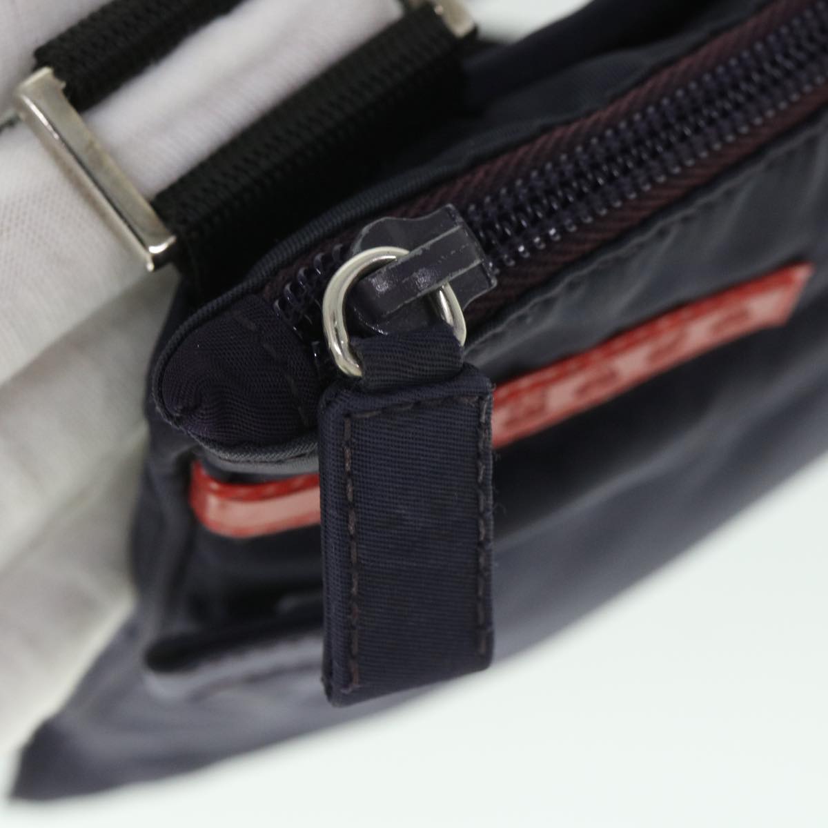 PRADA Shoulder Bag Nylon Purple Auth ep1786