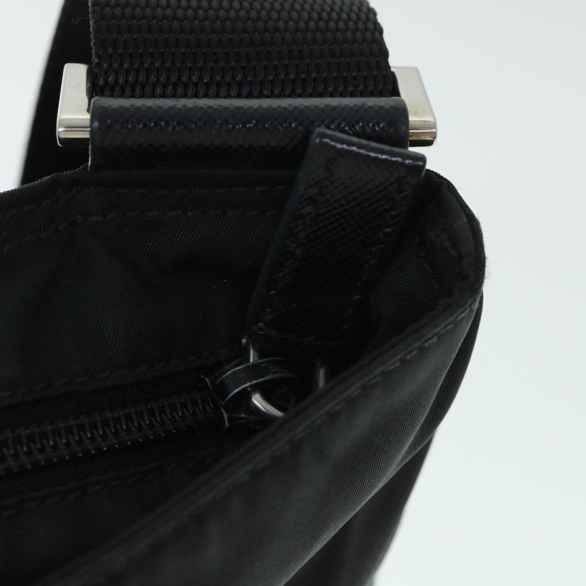 PRADA Shoulder Bag Nylon Black Auth ep1789