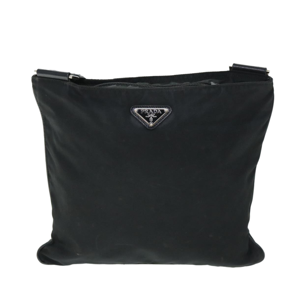 PRADA Shoulder Bag Nylon Black Auth ep1789