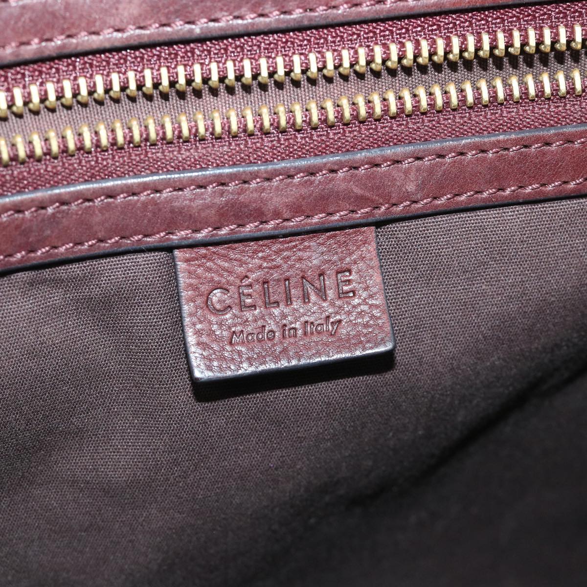 CELINE Macadam Canvas Shoulder Bag Brown Auth ep1795