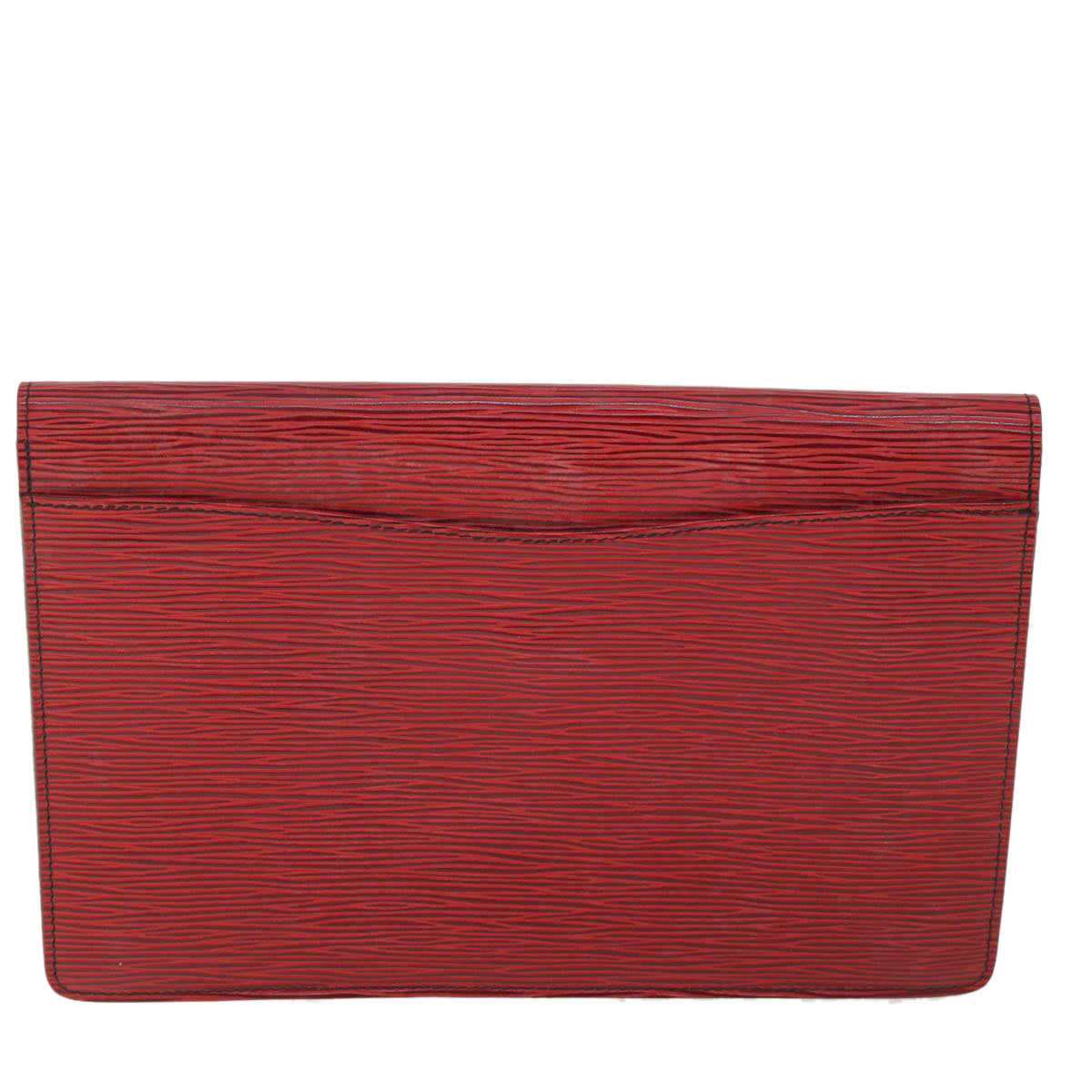 LOUIS VUITTON Epi Montaigne Clutch Bag Red M52657 LV Auth ep1800 - 0