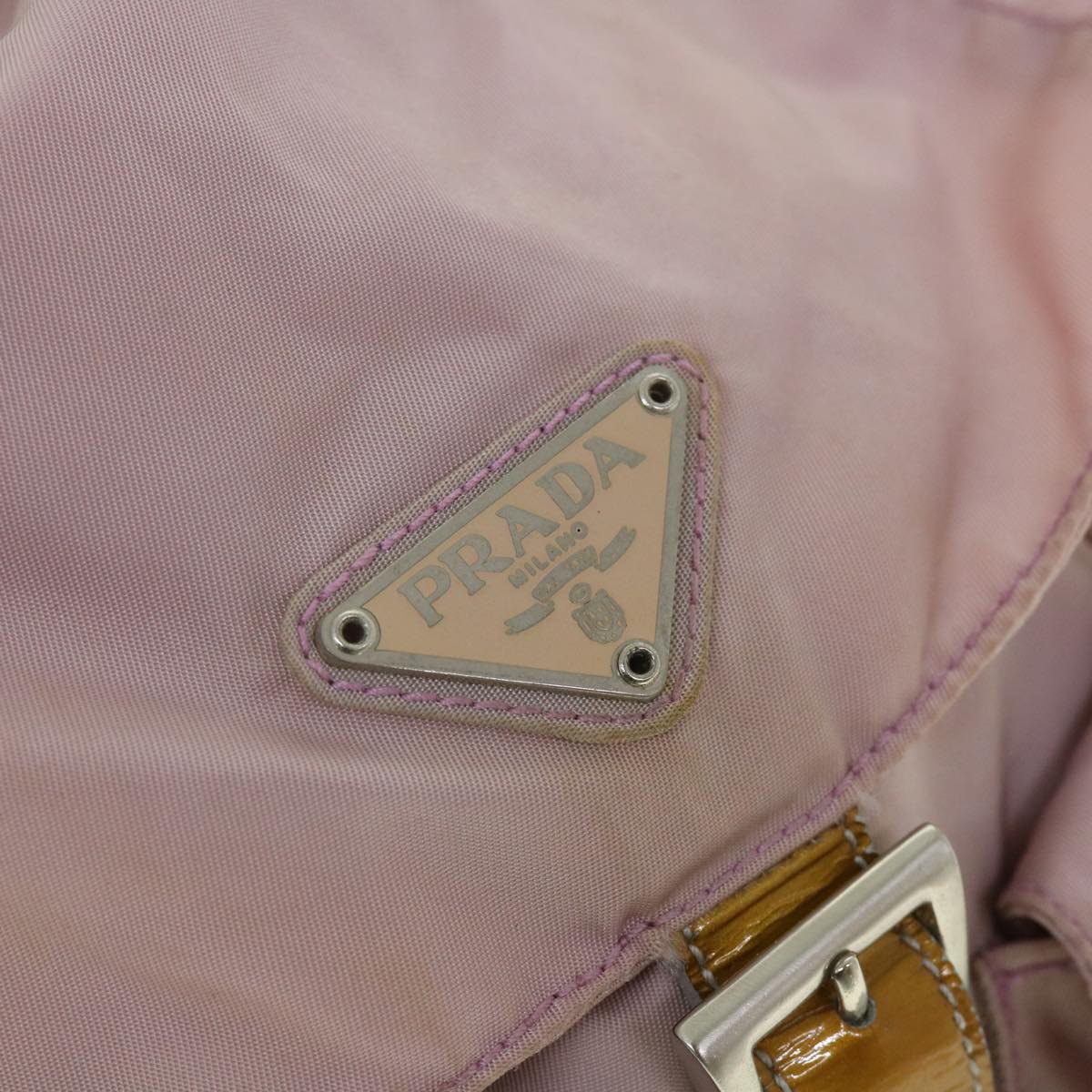 PRADA Backpack Nylon Pink Auth ep1830