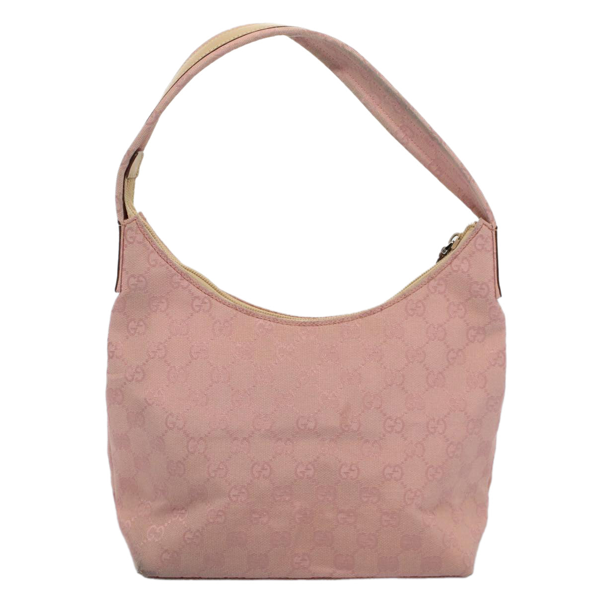 GUCCI GG Canvas Shoulder Bag Pink 001 3386 Auth ep1845