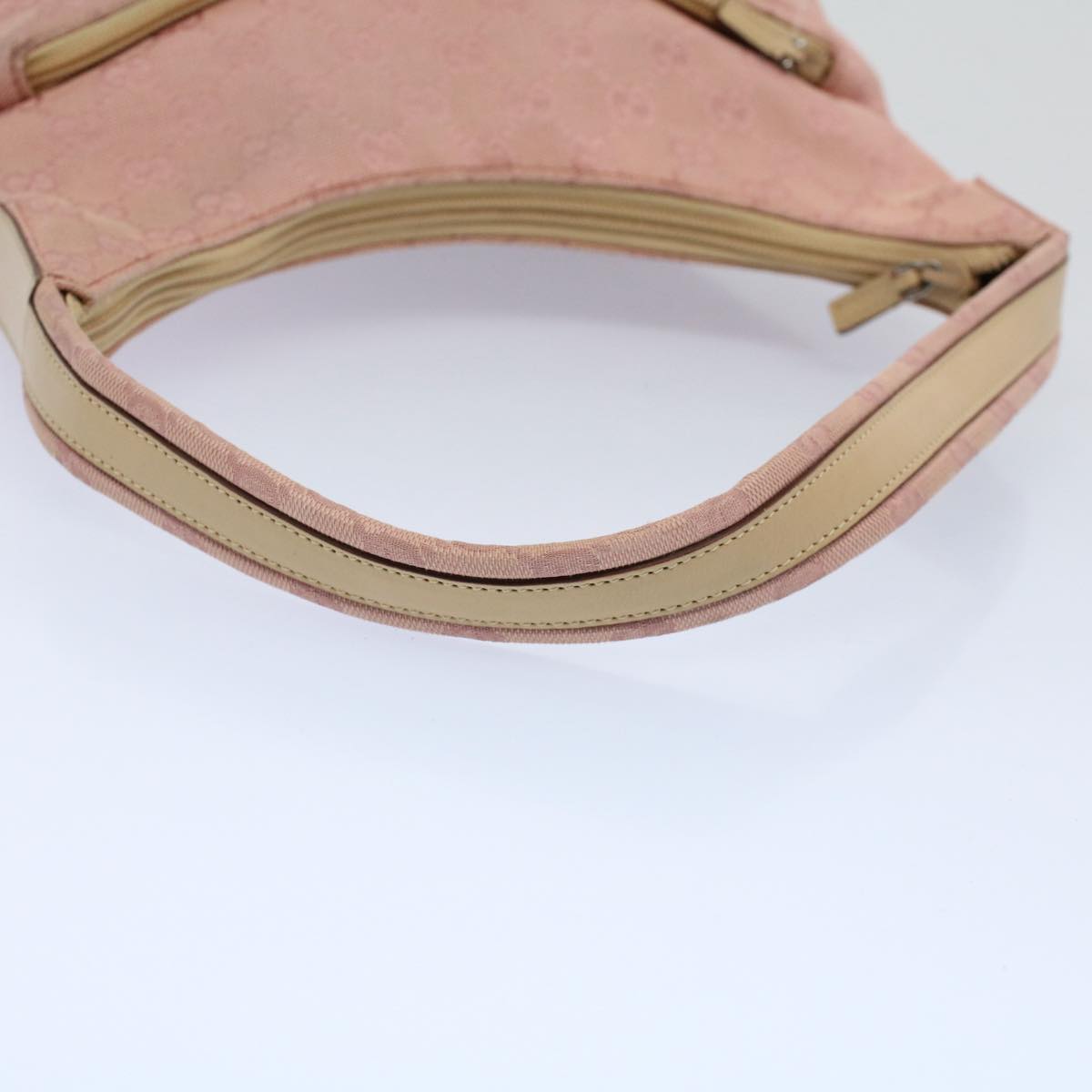 GUCCI GG Canvas Shoulder Bag Pink 001 3386 Auth ep1845