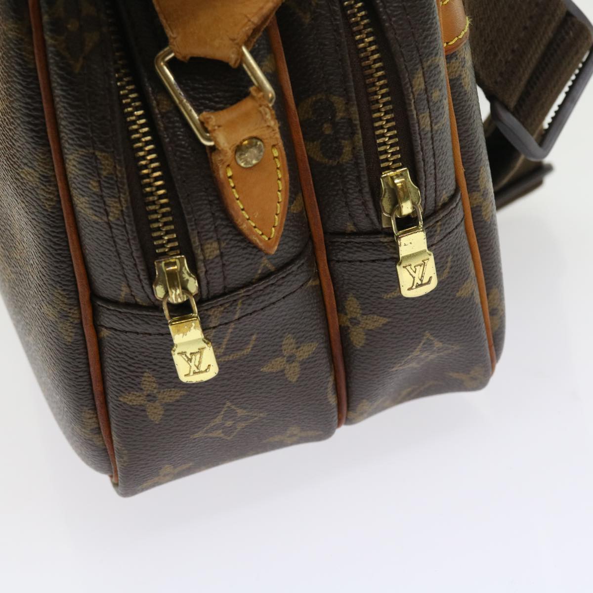 LOUIS VUITTON Monogram Reporter PM Shoulder Bag M45254 LV Auth ep1857