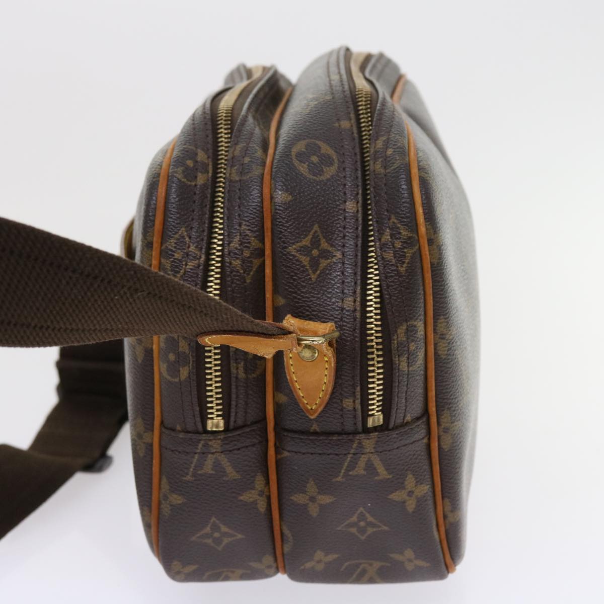 LOUIS VUITTON Monogram Reporter PM Shoulder Bag M45254 LV Auth ep1857