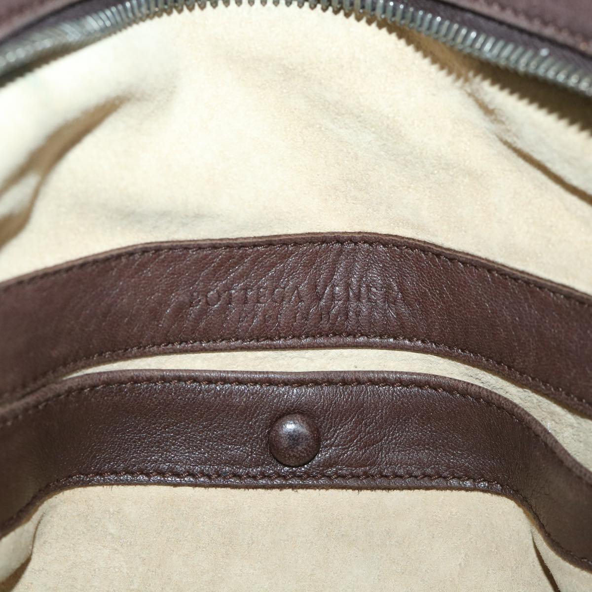 BOTTEGAVENETA Shoulder Bag Leather Brown Auth ep1865