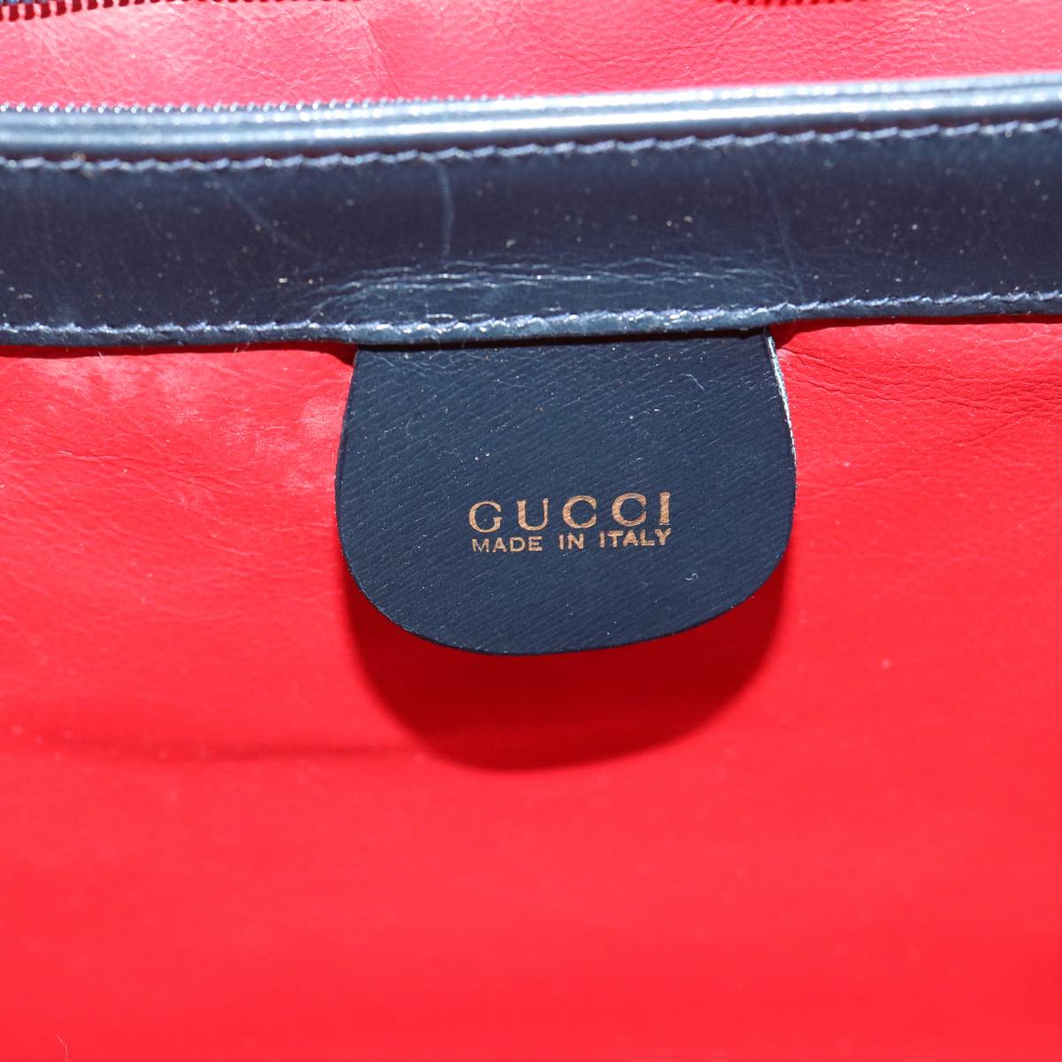 GUCCI Shoulder Bag Leather Black 000 26 0175 Auth ep1874