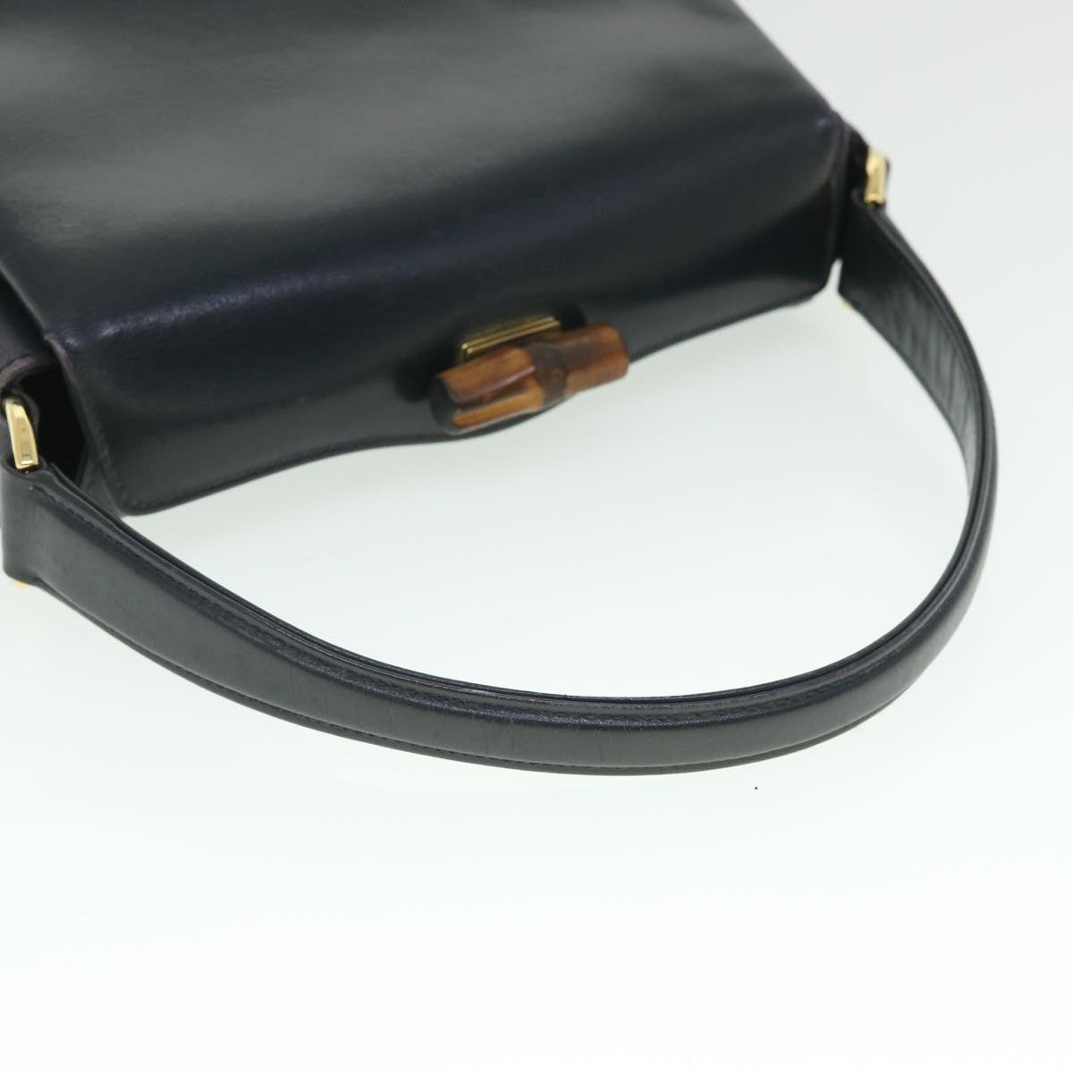 GUCCI Shoulder Bag Leather Black 000 26 0175 Auth ep1874