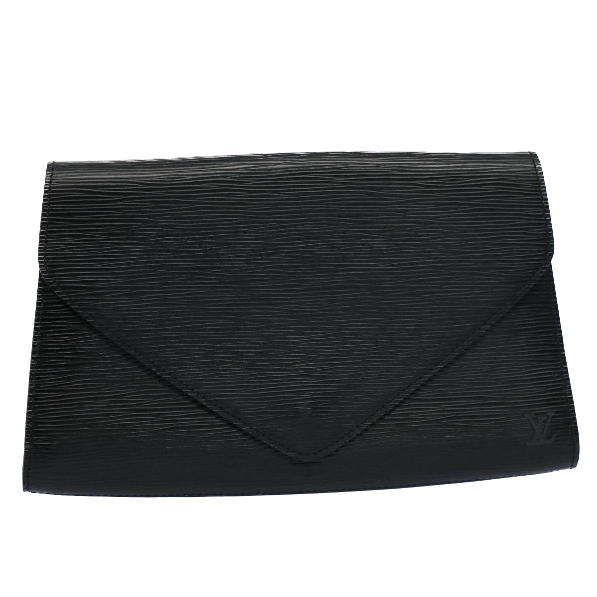 LOUIS VUITTON Epi Art Deco Clutch Bag Black M52632 LV Auth ep1878