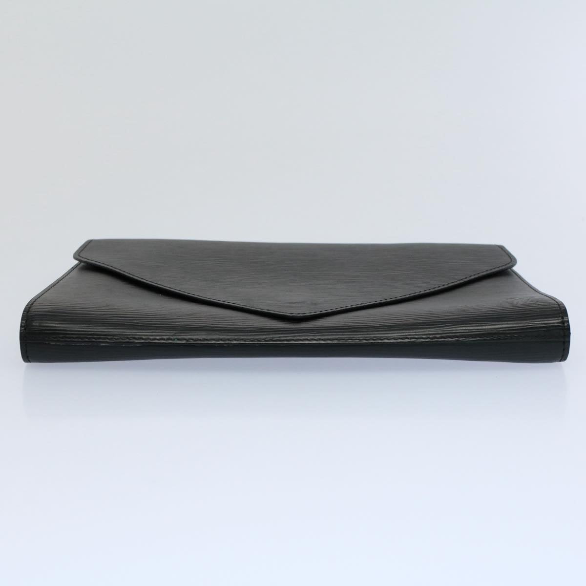 LOUIS VUITTON Epi Art Deco Clutch Bag Black M52632 LV Auth ep1878