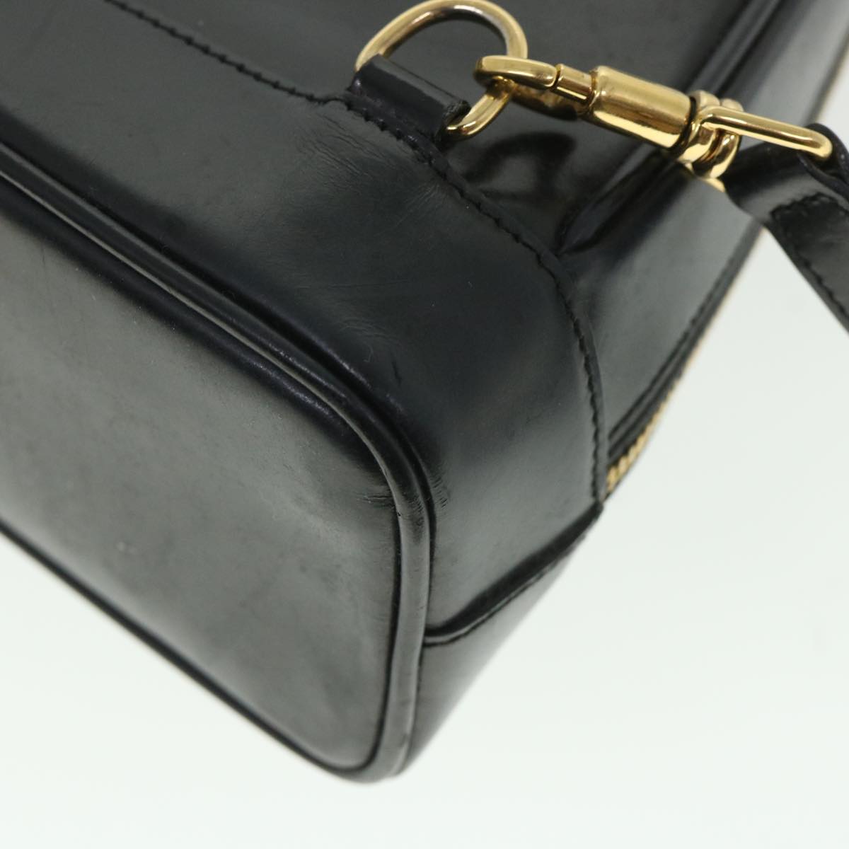 GUCCI Shoulder Bag Leather Black 003 3444 0127 Auth ep1893