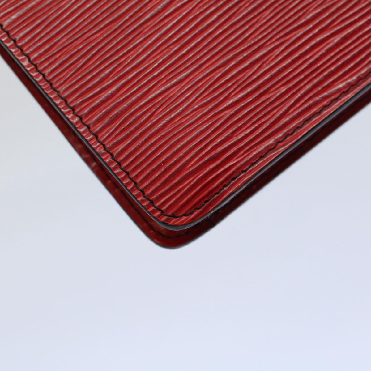 LOUIS VUITTON Epi Montaigne Clutch Bag Red M52657 LV Auth ep1920